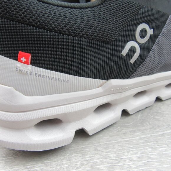 ON Cloudrunner Athletic Running Shoes Mens Size 12.5 Black White NEW #46.99017 - Picture 9 of 16